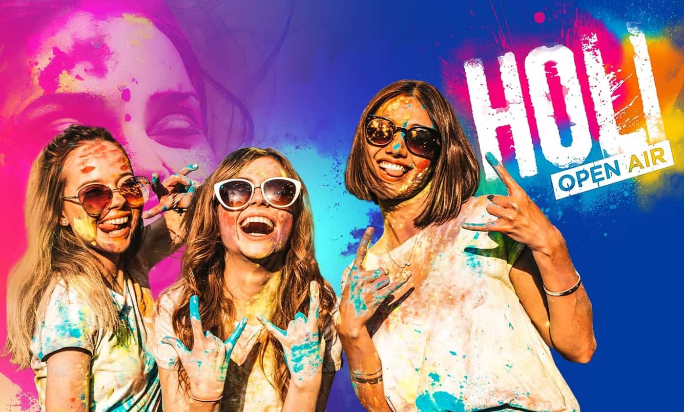 HOLI Festival der Farben City Shopping Linz